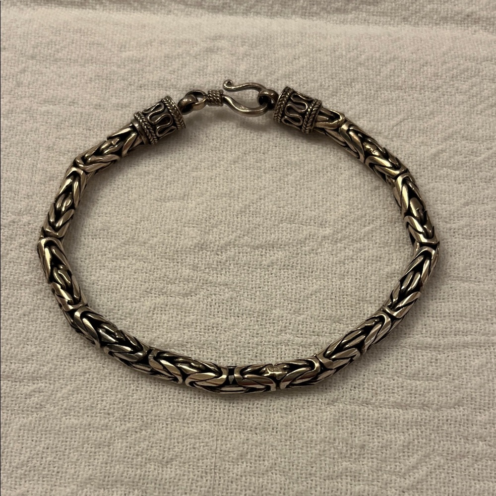 Sterling Silver Bali Bracelet